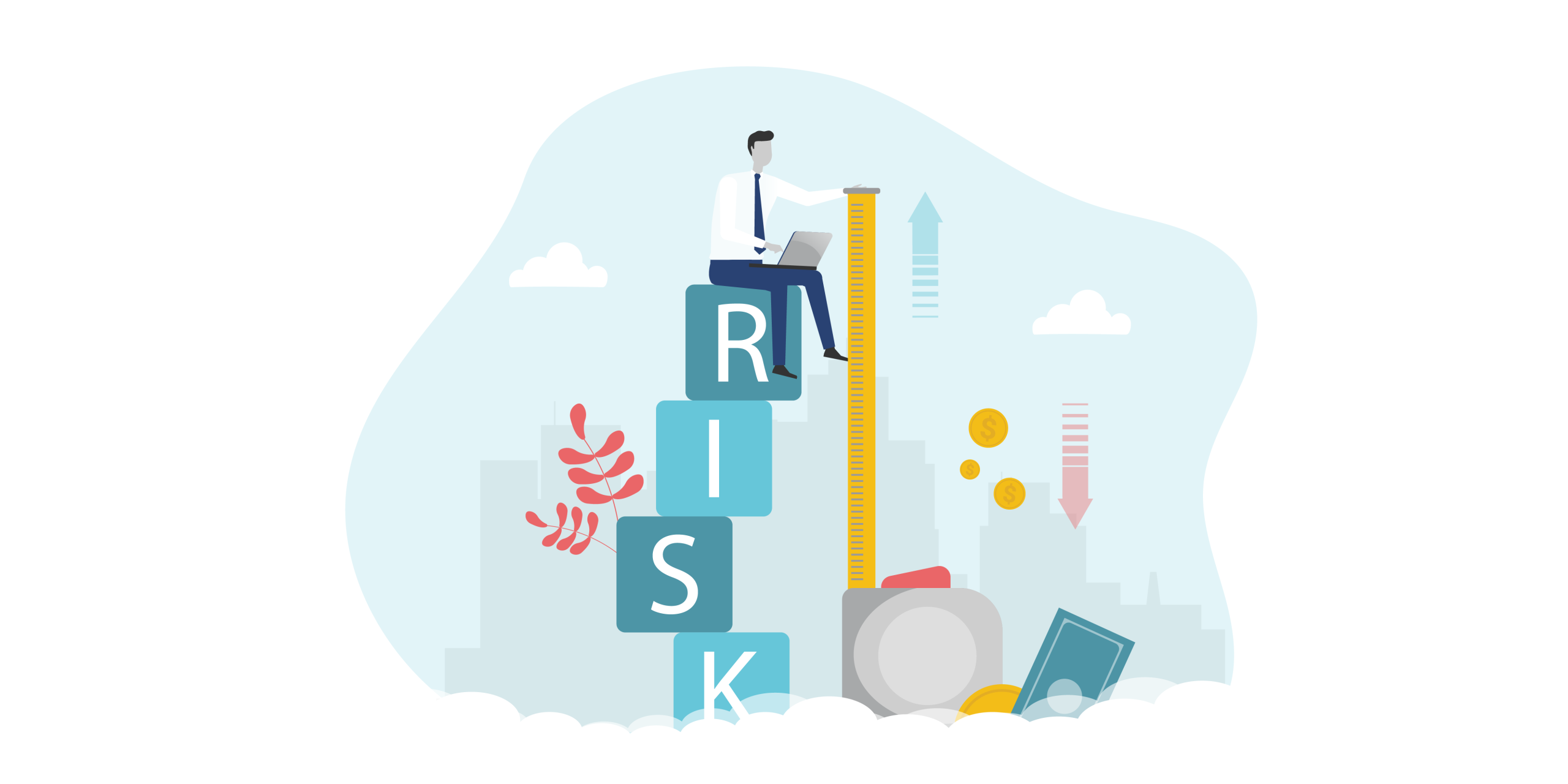 A professional measuring risk